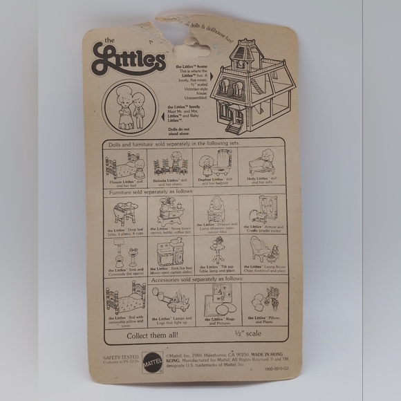 The Littles Living Room Chair Toy Original Package No 1800 Asst 3228 - Picture 3 of 5